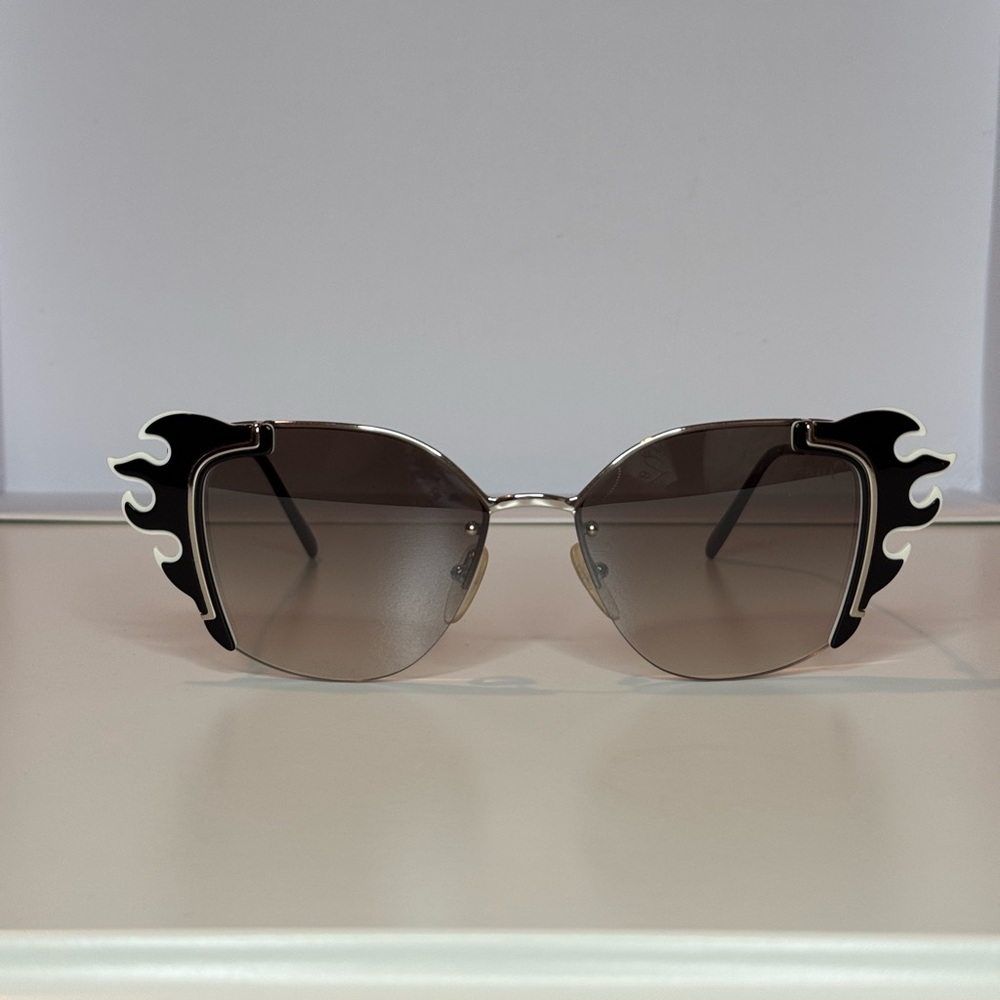 Prada Flames Cat-Eye Sunglasses